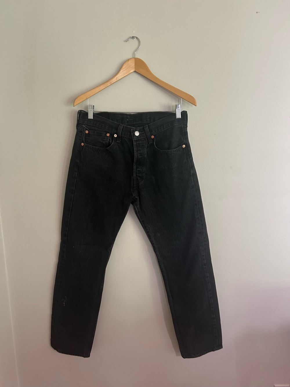 Levi's Black Straight-Leg Men's Jeans